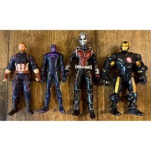 Marvel Titan Hero Series Action Figures Lot Captain America Ant-Man Prowler Iron